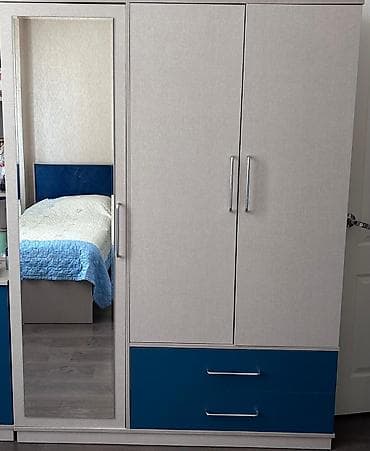 șkaf: Oğlan və qız üçün, Yeni, Təknəfərlik çarpayı, Dolab — 4