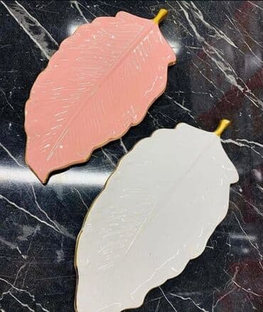 yarpaq: Qab yarpaq formasında Material:keramika Türkiye istehsalı Her biri — 2