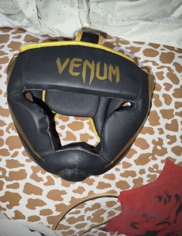 Venum boks/MMA baş qoruyucusu - Brend: Venum - Rəng: qara-sarı - Tam — 3