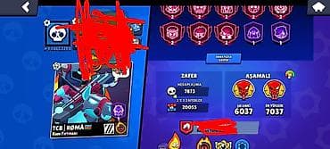 çoxlu oyun: Brawl Stars hesabı - Kupa yolu: 122,707 - Liga: IV - Toplanan — 2