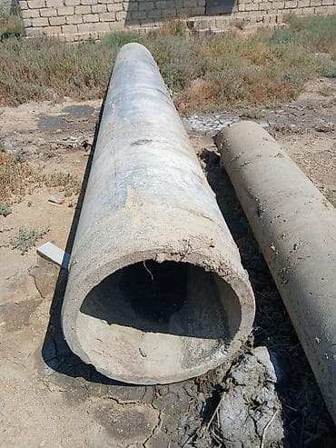 Beton borular: Beton borular 4 metir uzunu eni 500 sm - Material: ağırbeton - Tip — 1