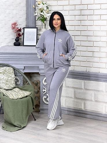 adidas dest: Qadın idman dəsti – Adidas - İki hissədən ibarət: kapüşonlu — 2