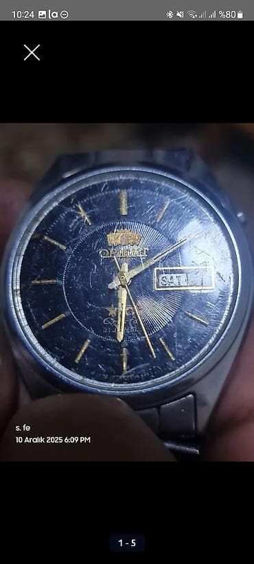 Qol saatı, Orient, rəng - Qara