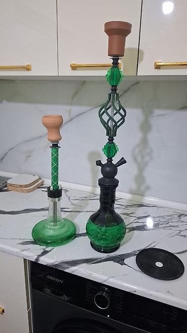 işlənmiş qəlyanlar: Nərgilər – 2 ədəd komplekt - Model: masaüstü nərgilər, klassik — 1