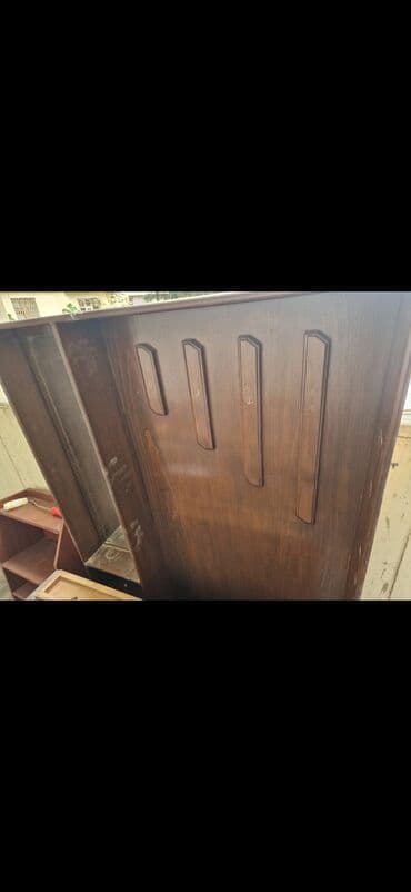 ручки на кухонную мебель: Klassik taxta dəhliz mebeli – paltar asqılı və güzgülü kombinə edilmiş — 1