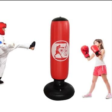 Çadırlar: Şişmə boks manekeni – uşaqlar və yeniyetmələr üçün məşq üçün ideal — 2