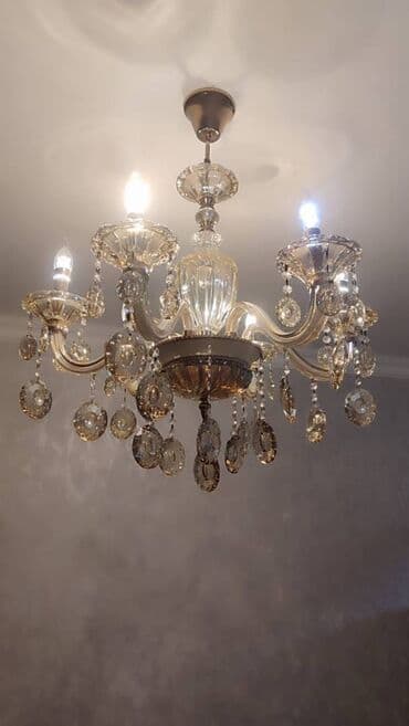 ikinci el qapi pencere: Çılçıraq, 6 lampa, Metal — 1