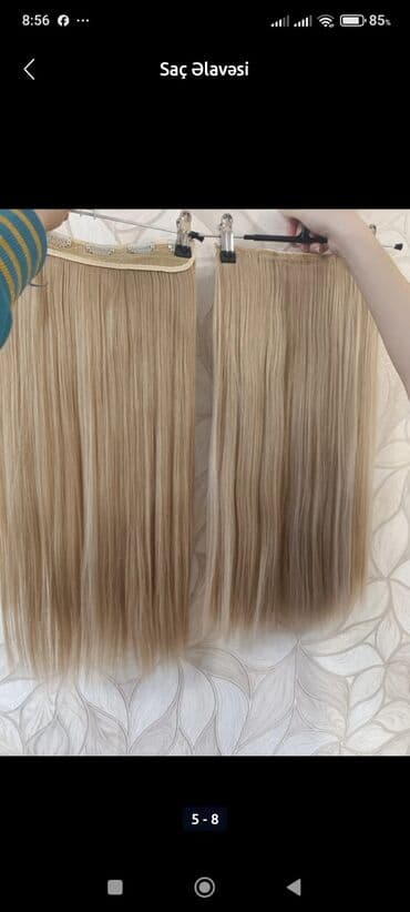 sac rəngi: Taxma saçlar, Süni, İşlənmiş — 5