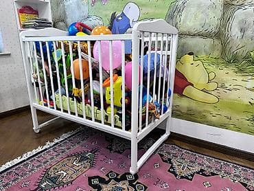 samovar aliram: Oğlan və qız üçün, İşlənmiş, Beşik, Matrassız, Yellənmə mexanizmsiz — 2