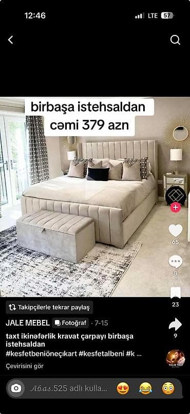 taxt carpayı: Mebel dəsti – yumşaq başlıqlı taxt modelləri - Dizayn: Dərin şaquli — 4