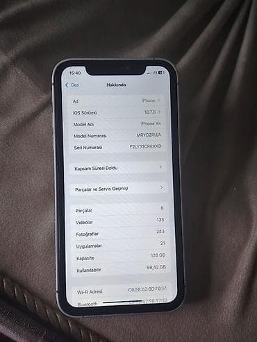 redmi note 12: IPhone Xr, 128 GB, Gümüşü, Face ID — 4