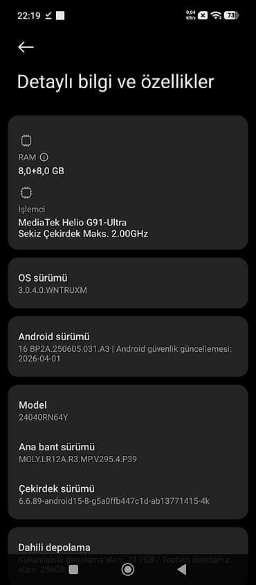 8gb ram 2400 mts: Redmi 13, 256 GB, rəng - Qızılı, Zəmanət, Sensor, Barmaq izi — 3