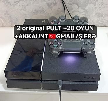 playstation 3 500gb: Sony PS4 500gb ideal, zavod plombu üzərində, 2 original pult, 20 — 1