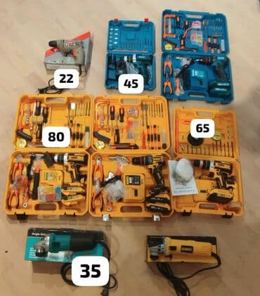 total drel: Новый Набор с дрелью, Ударная дрель — 1