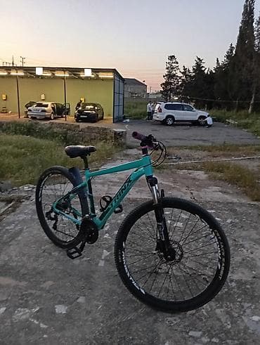 Trinx dağ velosipedi - Rəng: firuzəyi (mat), bənövşəyi sükan və — 2