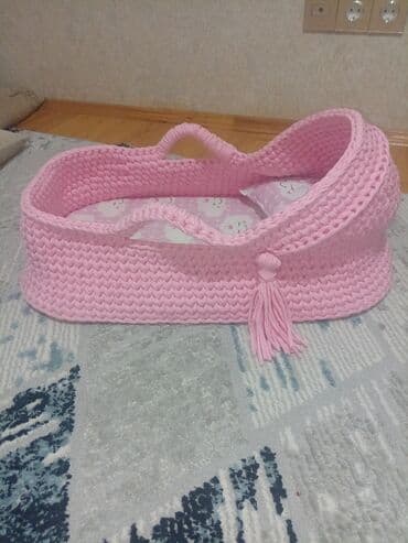 uşaq belekleri instagram: • Məhsul: Toxunma körpə beşiyi/daşıma səbəti • Rəng: Açıq çəhrayı — 1