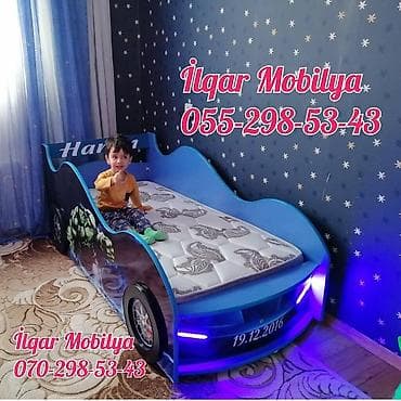 Yeni, Sifariş ilə, Maşın-çarpayı, Matrassız, Siyirməsiz