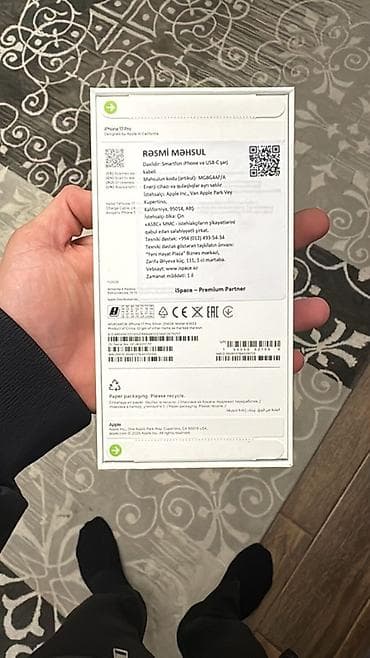 IPhone 17 Pro, 256 GB, Gümüşü