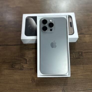 15 pro max 512 qiymeti: IPhone 15 Pro Max, 256 GB, Natural Titanium, Zəmanət — 1