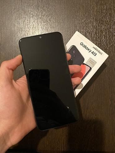 125 ekran tv: Samsung Galaxy A13, rəng - Qara, Barmaq izi — 4