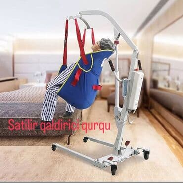 Tulumlar: Əlillər üçün elektrik qaldırıcı Əlil qaldırıcı krani qurqu. Teze — 1