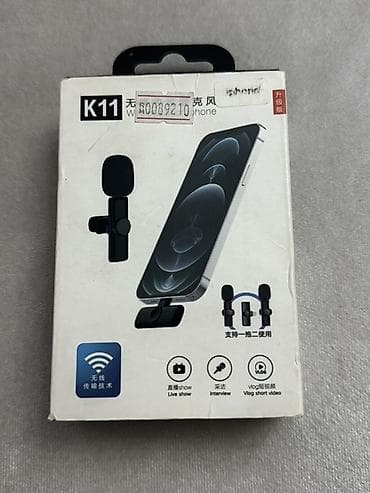 K11 simsiz mikrofon dəsti – telefon üçün Xüsusiyyətlər: - İkili