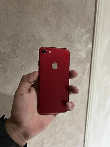 Kompüter, noutbuk və planşetlər: IPhone 7, 128 GB, Qırmızı, Barmaq izi — 5