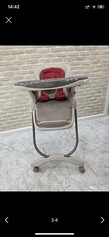 4 yas: VAVA uşaq yemək stulu - Funksional dizayn: hündürlük və arxa — 2