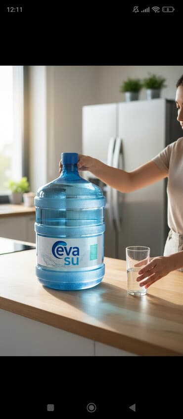 Eva su hər zaman xidmətinizdəyik.3 su alana 1 pompa hediye