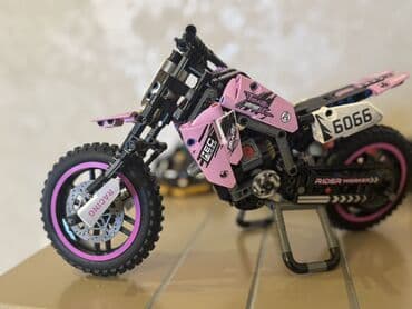 Audi: Konstruksiya dəsti – texniki motosiklet modeli - Rəng: çəhrayı/qara — 1