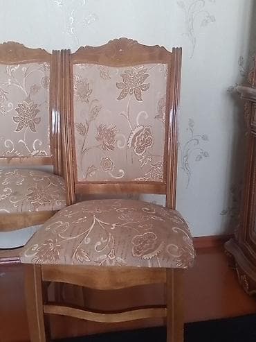 Qonaq otağı üçün, Qatlanmayan, rəng - Bej Stul