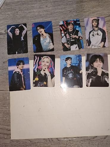 Искусство и коллекционирование: K-pop fotokartları dəsti - 8 ədəd kolleksiya fotokartı - Parlaq — 1