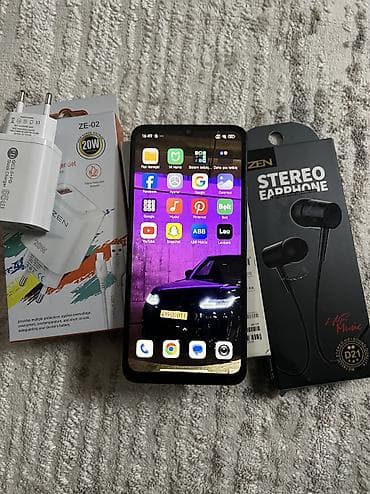 ram 8 gb: Redmi 13C, 128 GB, rəng - Qara, Barmaq izi, Face ID — 2