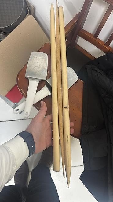 ovcu bıcağı: Mətbəx bıçaqları dəsti + plastik saxlama qutuları - Bıçaqlar: 6 ədəd — 9
