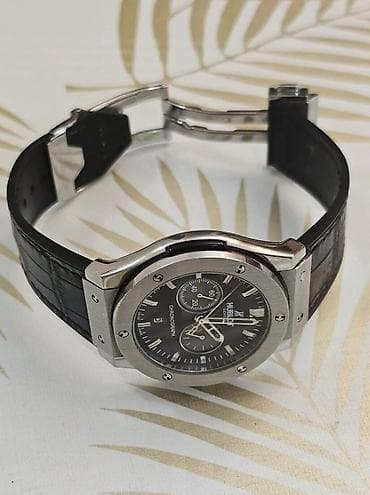 saat kemer: Qol saatı, Hublot, rəng - Gümüşü — 2