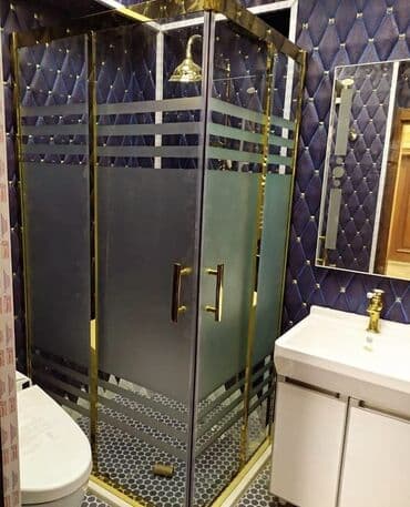 hamam kabin: Yeni Üstü açıq kabina, Künc üçün, Pulsuz çatdırılma — 2