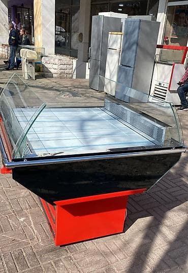 Supermarket/kafelər üçün soyuducu vitrin - Tip: Açıq üstlü, şüşə