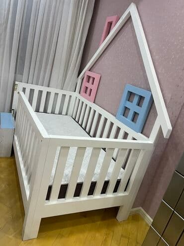 ortopedik yastiq usaq ucun: Oğlan və qız üçün, Dördbucaq, Beşik, Dəst ilə, Matras ilə, Yellənmə mexanizmsiz — 2