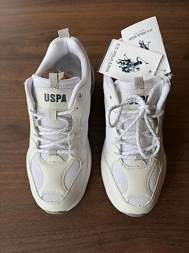 krassovkalar: Us Polo Assn, Ölçü: 38, rəng - Ağ, Yeni — 5