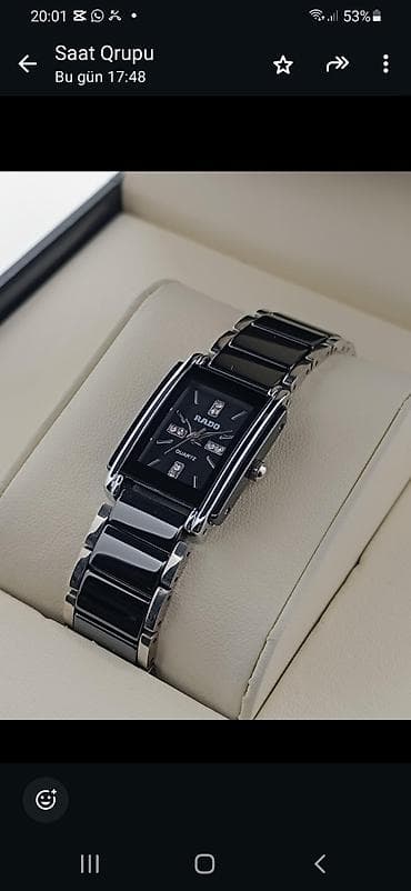 Velosipedlər: *Rado kolleksiyası yenidən stokda* ▪️Qadın qol saatı ▪️”Rado“markası — 3