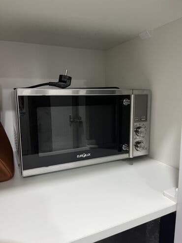 mikrodalğalı soba eurolux: Mikrodalğalı soba Eurolux, Ayrıca dayanan, Mikrodalğalar ilə, rəng - Gümüşü — 1