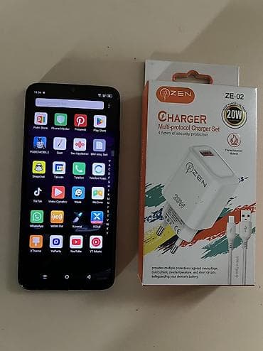 i̇nfinix note 30: Infinix HOT 30i, 128 GB, rəng - Mavi, Sensor, Face ID — 3