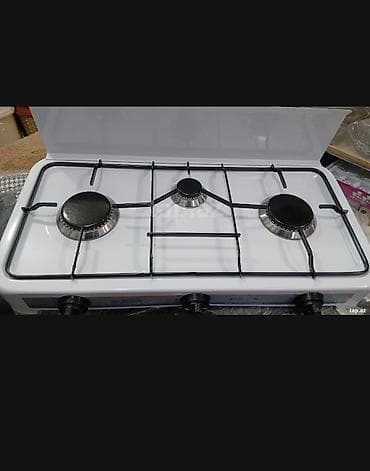 ev qazi: Qaz sobası Stolüstü, 3 gözlü, Yeni — 1