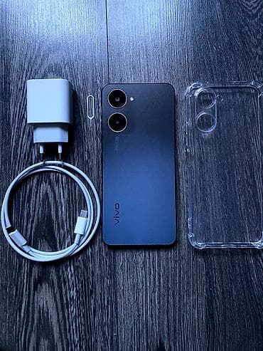 Vivo Y3, 128 GB, rəng - Qara, Düyməli, Sensor, İki sim kartlı