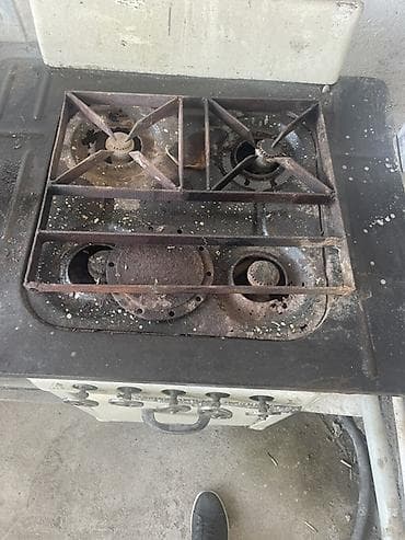 işlenmiş soba: Qaz sobası Ayrıca dayanan, 4 gözlü — 2