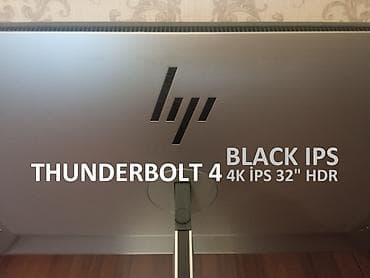 THUNDEBOLT4 HP IPS 4K 32" HDR sRGB 100% Apple kompyuterlərinədə tam