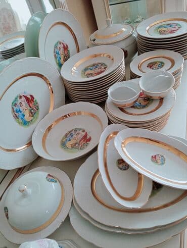 Nahar dəsti, Farfor, Madonna, 12 nəfərlik, Çexiya