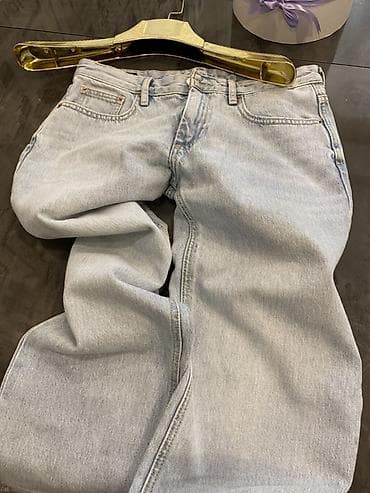 Джинсы, Zara, M, цвет - Голубой — 6
