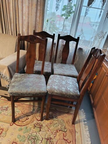 Sifarişlə mebel: Qonaq otağı üçün, Açılmayan, Oval masa, 6 stul — 1