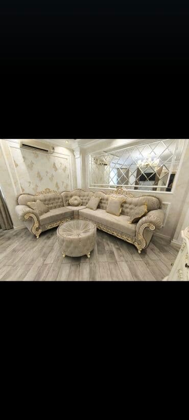 metbex ucun divanlar: Yeni, Klassik divan, 2 kreslo, Bazalı, Açılan — 5